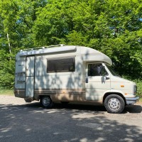 Dethleffs campers Globetrotter op Peugeot J5 2.5 TD uit 1989 Foto #2