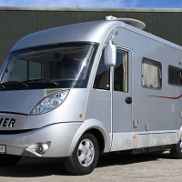 Hymer B 654 SL incl Luifel Schotel LM Velgen Trekhaak Etc. Foto #1