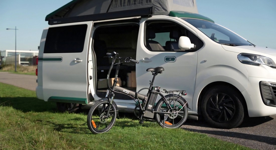 Overal mobiel met een elektrische vouwfiets