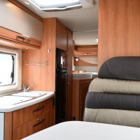 Hymer Exsis-I 588 enkele bedden schotel luifel zonnepaneel Foto #4