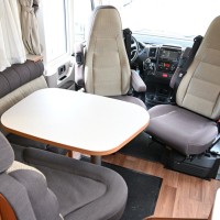 Hymer Exsis-I 588 enkele bedden schotel luifel zonnepaneel Foto #9