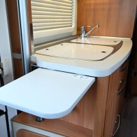 Hymer Exsis-I 588 enkele bedden schotel luifel zonnepaneel Foto #12