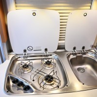 Hymer Exsis-I 588 enkele bedden schotel luifel zonnepaneel Foto #13