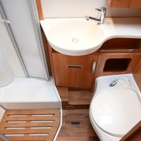 Hymer Exsis-I 588 enkele bedden schotel luifel zonnepaneel Foto #25