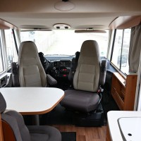 Hymer Exsis-I 588 enkele bedden schotel luifel zonnepaneel Foto #26