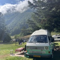 Volkswagen campers CARAVELLE DIESEL 42KW KAMPEERAUTO uit 1988 Foto #1