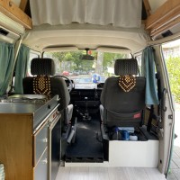 Volkswagen campers CARAVELLE DIESEL 42KW KAMPEERAUTO uit 1988 Foto #13
