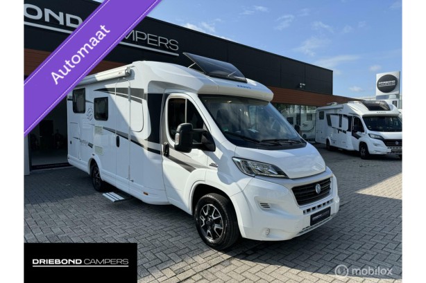 Knaus 650MEG Sky Ti Automaat Enkele Bedden Luifel Zonnepaneel Fietsenrek