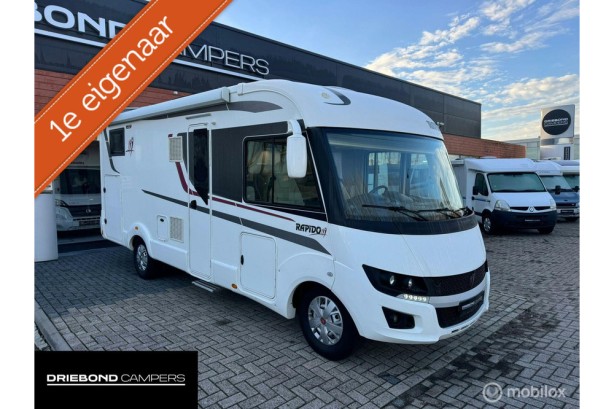 Rapido 855F Automaat Enkele Bedden Hefbed 2X Airco Zonnepaneel