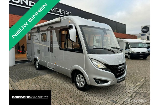Hymer B580 MC Automaat Enkele Bedden Hefbed XXL Garage Silverline