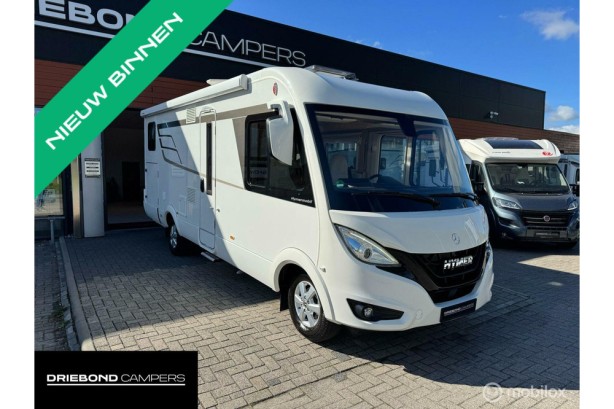 Hymer B680 MC Automaat Enkele Bedden Levelsysteem Geen hefbed