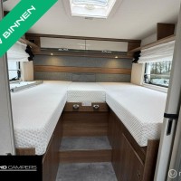 Dethleffs Trend T7057 EB 165PK Enkele Bedden Hefbed Luifel Grote Garage Foto #17