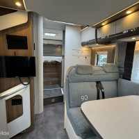 Dethleffs Trend T7057 EB 165PK Enkele Bedden Hefbed Luifel Grote Garage Foto #25