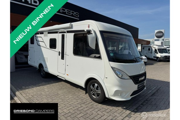 Hymer 580 Exsis Pure 165PK Enkele Bedden 2X Airco Luifel Fietsenrek