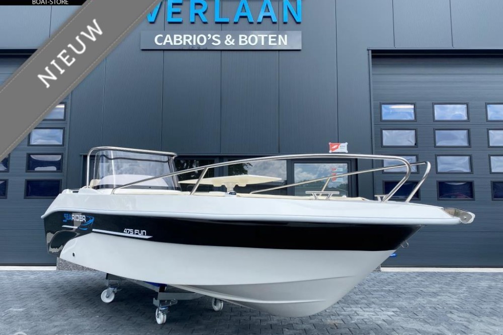 Searider 475 Fun/Nieuwe/Direct leverbaar/ Consoleboot/Eventueel met nieuwe motor En Marlin trailer uit 2022 Foto #0