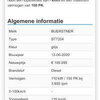Burstner campers BT7204 uit 2020 Foto #1