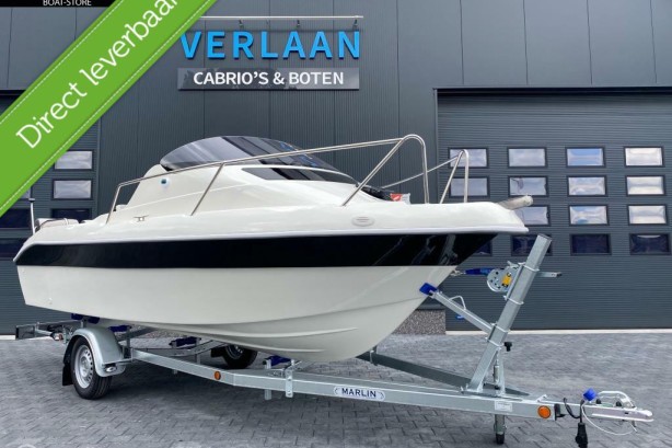 Searider 530 Cabin/Nieuw/Direct leverbaar/ Eventueel met nieuwe motor En Marlin trailer uit 2020
