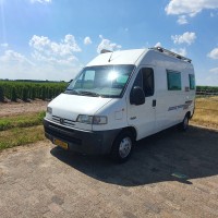 Pössl Peugeot Boxer 2.8 TD | zonnepaneel | 3 slaapplaatsen uit 1999 Foto #1
