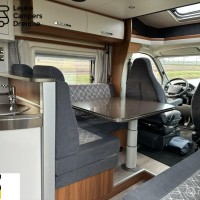Hobby Optima de luxe 50 Years T65 Frans bed en Hefbed Foto #19