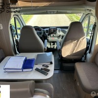 Carado Hymer T449 Queensbed & hefbed Foto #3