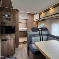Dethleffs Trend T7057 Queensbed Hefbed Zonnepaneel Luifel Fietsenrek Foto #9