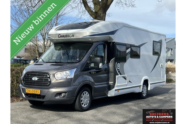 Chausson 718 XLB Limited 2 x airco Queens en Hefbed