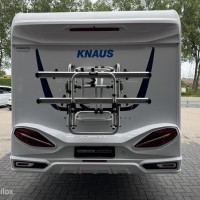 Knaus 700MEG Sky Wave Enkele Bedden Hefbed Levelsysteem Luifel fietsenrek Foto #38