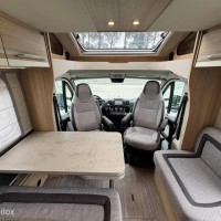 Knaus 700MEG Sky Wave Enkele Bedden Hefbed Levelsysteem Luifel fietsenrek Foto #41