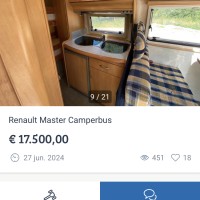 Renault campers MASTER 3.5 uit 2000 Foto #23