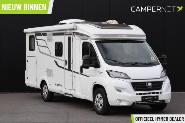 Hymer Exsis T588 150pk Automaat | Lengtebedden | Zonnepanelen | Dakairco | Trekhaak | 2e Huishoudaccu |