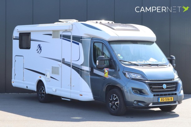 Knaus Sky Ti 700 MEG 150pk Automaat | Lengtebedden | Zonnepaneel | Omvormer | Luchtvering | Trekhaak | Fietsenhouder |