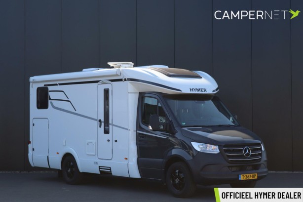 Hymer T585 S Automaat 170pk | Levelsysteem | Diesel Verwarming | XXL Bed | Lengtebedden | Lift Fietsendrager | Adaptive Cruise |