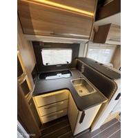 Knaus 700MEG Sky Wave Enkele Bedden Hefbed 2X Airco Luifel Grote Garage Foto #39