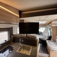 Knaus 700MEG Sky Wave Enkele Bedden Hefbed 2X Airco Luifel Grote Garage Foto #20