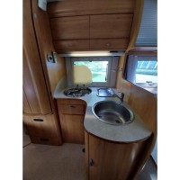 Hymer Eriba Jet  met 44497 km en dakairco Foto #10
