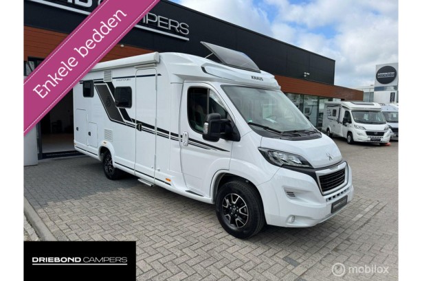 Knaus 650MEG Vansation 165PK Enkele Bedden Seitz Luifel Fietsenrek