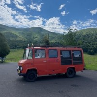 Mercedes campers L408 G/29 uit 1968 Foto #9