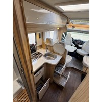 Hymer T 698 CL Queensbed EP-Levelsysteem Luifel Fietsenrek Construct Foto #32