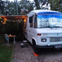 Mercedes campers L406 DG/35 KAMPEERAUTO uit 1972 Foto #1