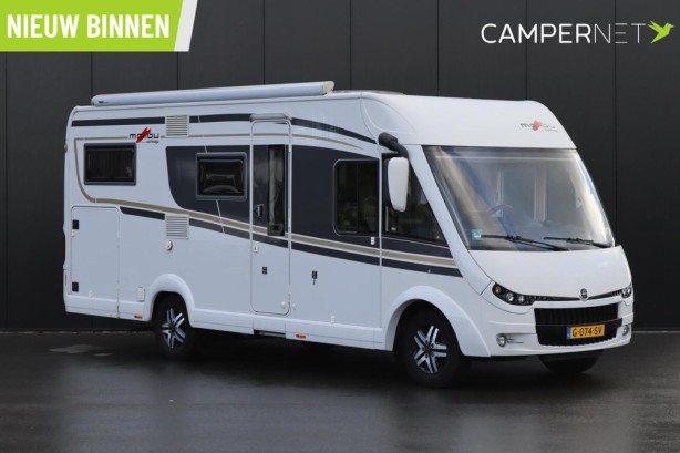 Carthago Malibu I 430 150pk Automaat | Dubbele bodem | Levelsysteem | Lengtebedden | Zonnepaneel | Hefbed | Luifel |