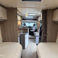 Hobby Optima Ontour  T 70 E Enkele Bedden Grote Badkamer Luifel Foto #3