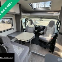 Hobby V65 GE Optima Ontour Enkele Bedden Fietsenrek Luifel Schotel Foto #5