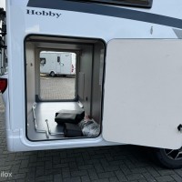 Hobby V65 GE Optima Ontour Enkele Bedden Fietsenrek Luifel Schotel Foto #22