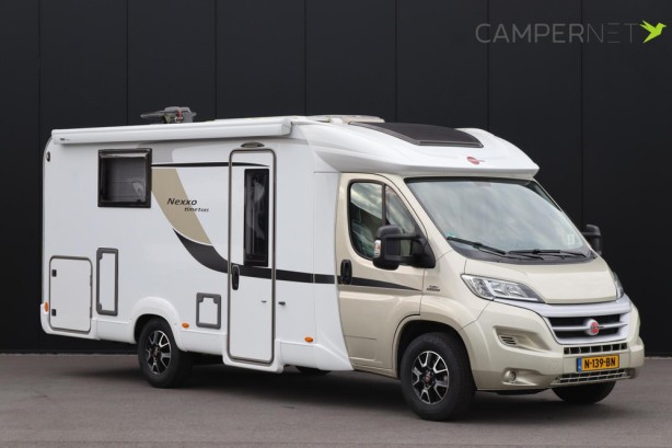 Bürstner Nexxo Time T685 130pk Multijet | Queensbed | Fietsendrager | Gescheiden douche | Maxxfan | Achteruitrijcamera | Luifel |