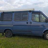 Ford campers TRANSIT 100D 9-SEATER KAMPEERAUTO uit 1991 Foto #2