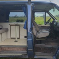 Ford campers TRANSIT 100D 9-SEATER KAMPEERAUTO uit 1991 Foto #7