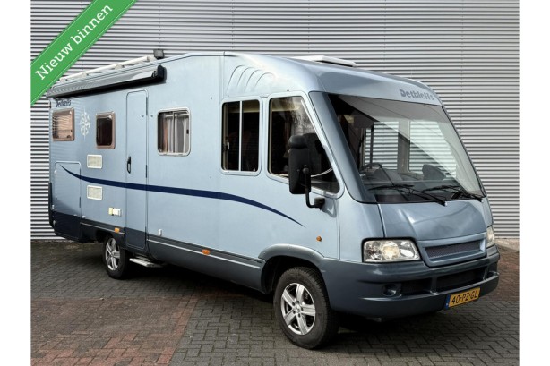 Dethleffs I 6571 B  XXL Garage Dakairco Cruise Control Hordeur 5 Persoons Luxe Uitvoering