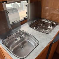 Dethleffs I 6571 B  XXL Garage Dakairco Cruise Control Hordeur 5 Persoons Luxe Uitvoering Foto #28