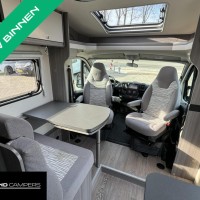 Hobby V65 GE Optima Ontour Enkele Bedden Fietsenrek Luifel Schotel Foto #1