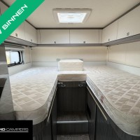 Hobby V65 GE Optima Ontour Enkele Bedden Fietsenrek Luifel Schotel Foto #2